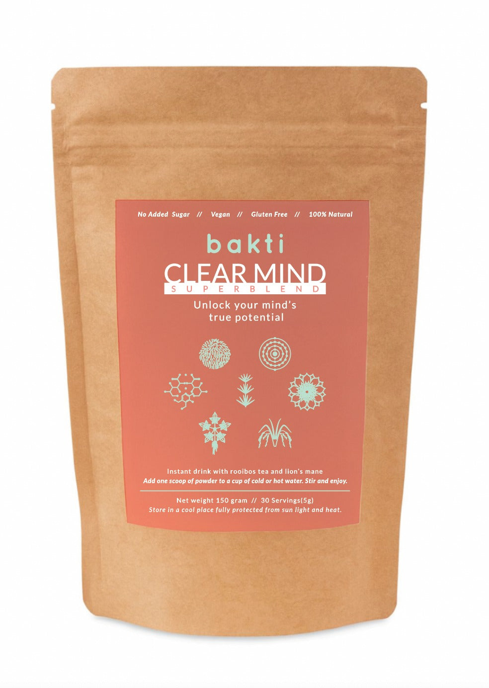 CLEAR MIND - Lion's Mane Rooibos Superdrink
